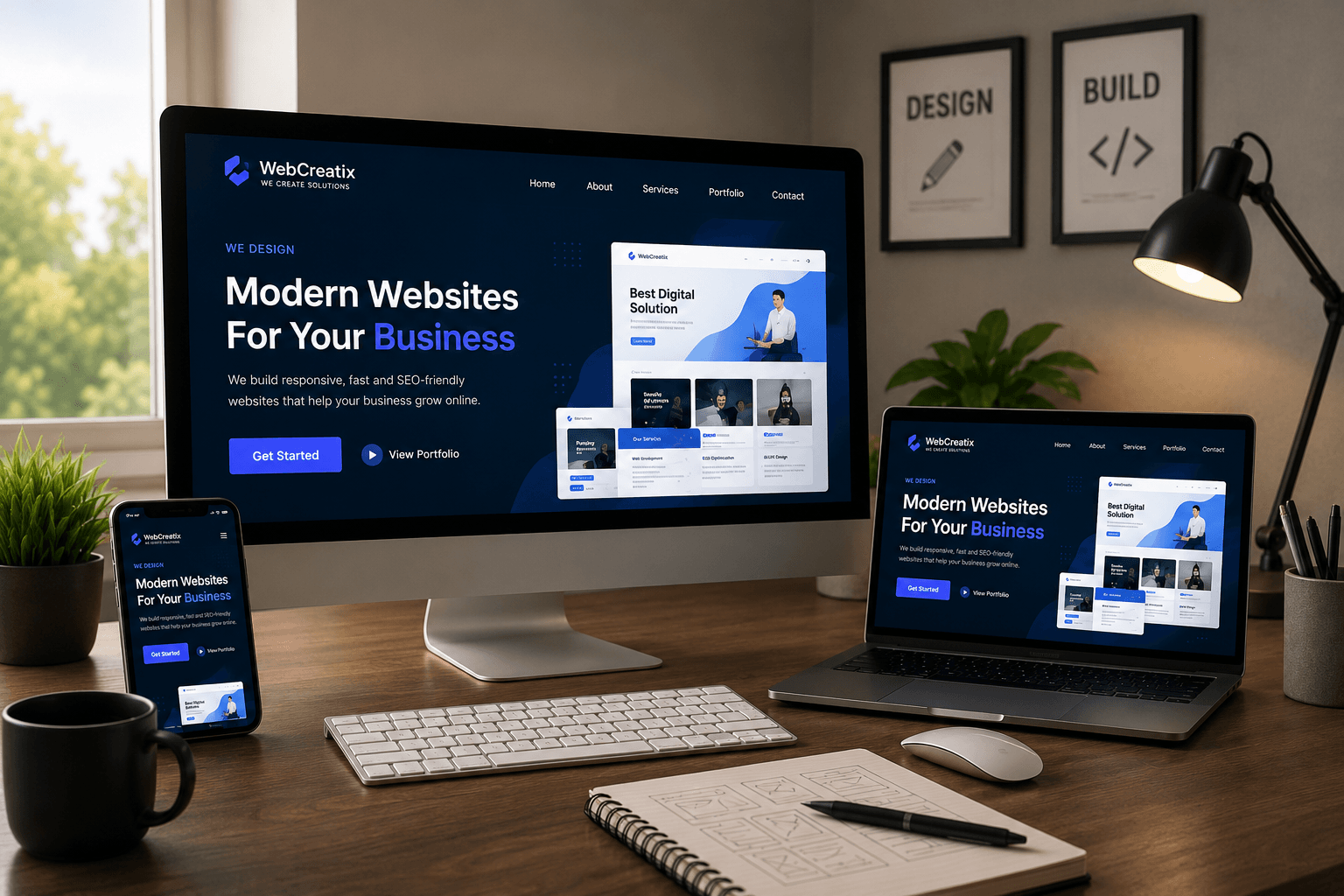 WebCreatix website design company in delhi